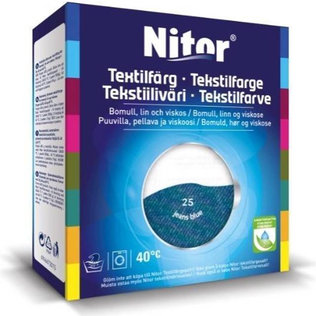 Billede af Nitor Tekstilfarve 750ml Almueblå
