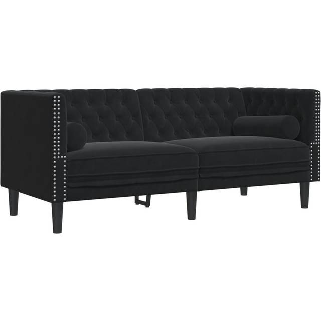 Billede af vidaXL 372688 Black Sofa 174cm 2 personers