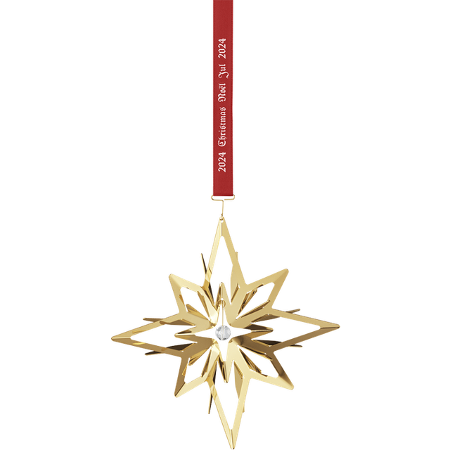 Billede af Georg Jensen 2024 Stjerne, Messing belagt med 18 kt. guld