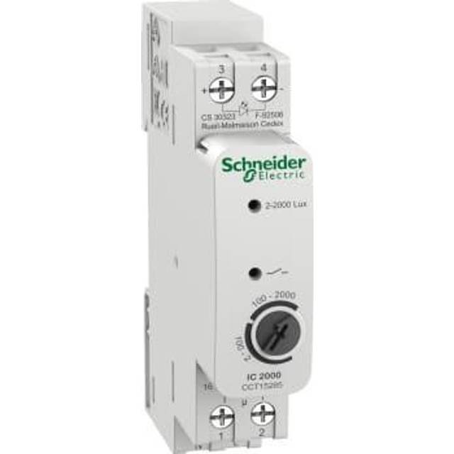 Billede af Schneider Electric Skumringstimer IC 2000D 1CO, 230V, 18 mm, med lyssensor