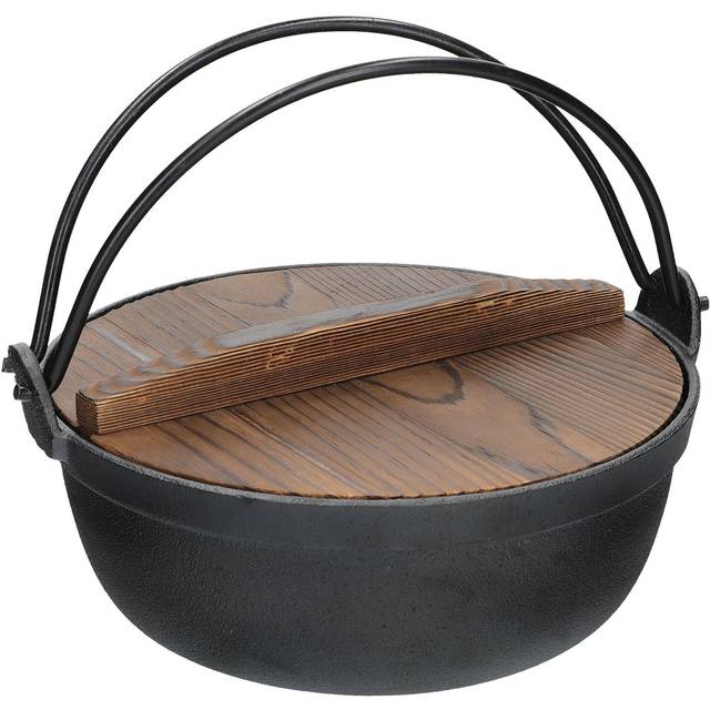 Billede af KitchenCraft Japansk Støbejernsgryde med låg