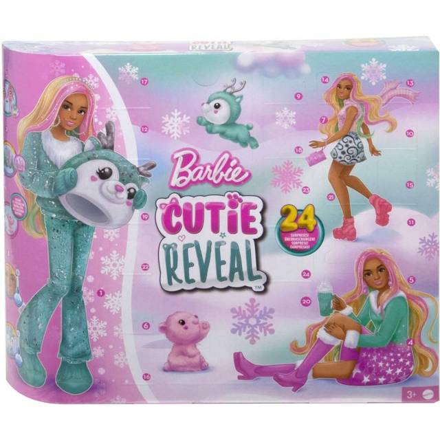 Billede af Mattel Barbie Cutie Reveal Julekalender 2023