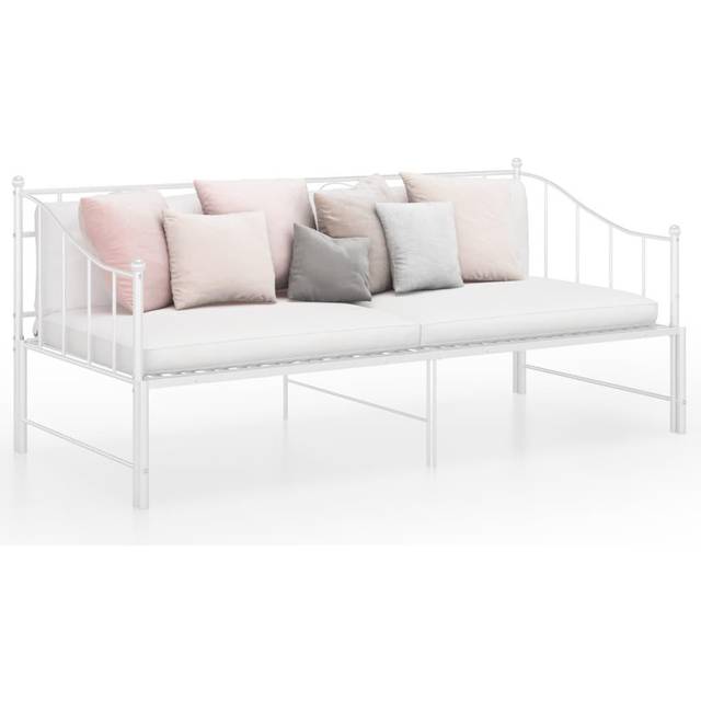 Billede af vidaXL Sengestel udtræksseng 90x200 metal Sofa
