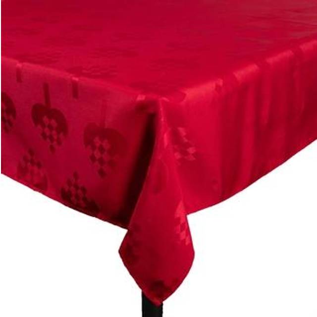 Billede af Jacquard Dug Rød (220x140cm)