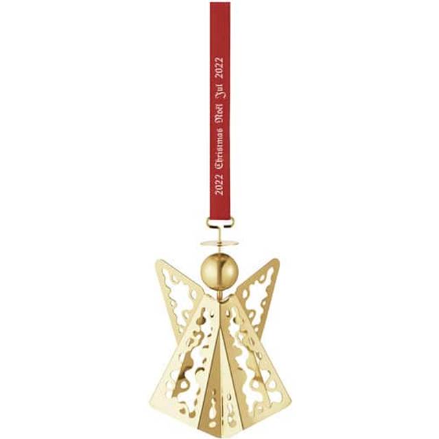 Billede af Georg Jensen Juleuro engel med blonder 2022 Juletræspynt 10cm