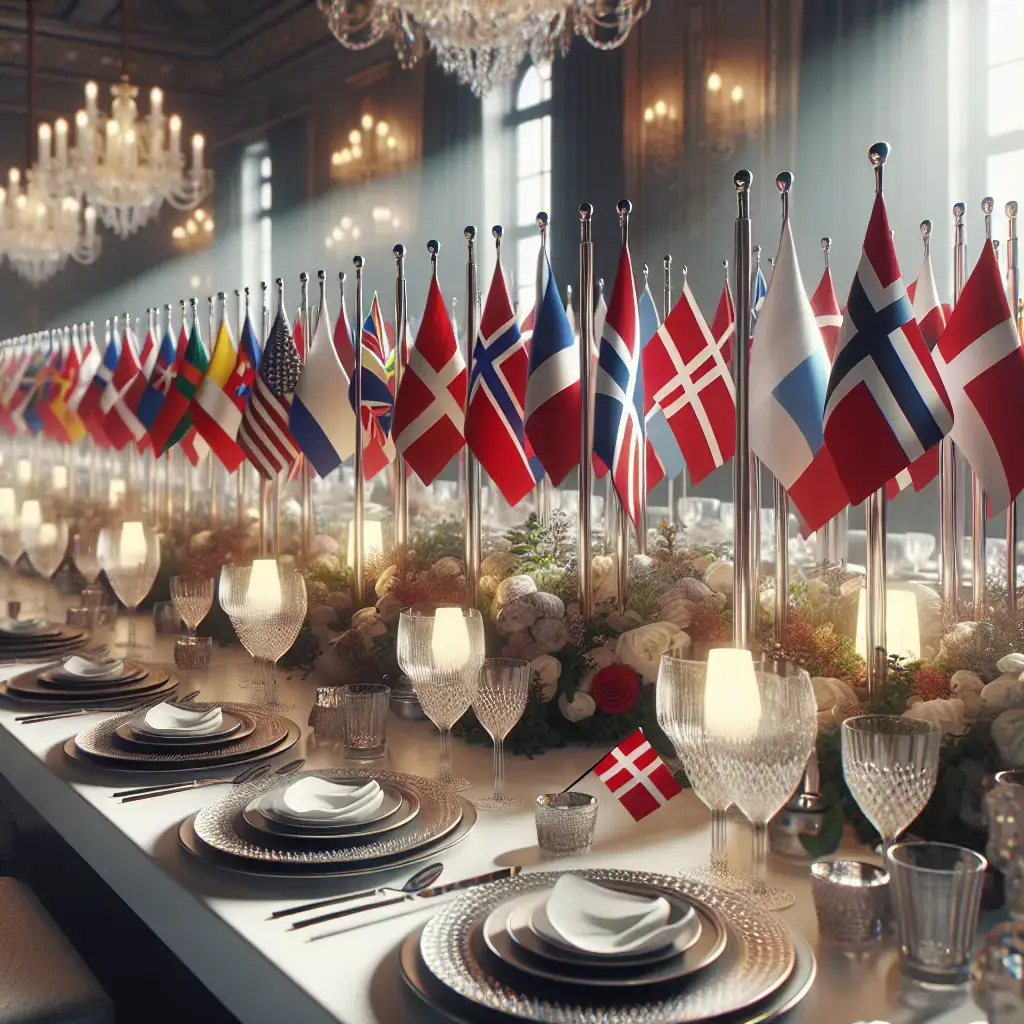 Bordflag - 32 på lager